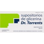 SUPOSITORIOS GLICERINA DR TORRENTS ADULTOS 12 UNIDADES